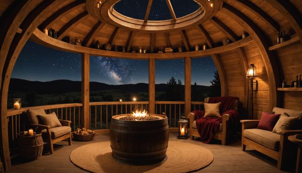 Comment profiter d'une nuit magique dans un tonneau de vin