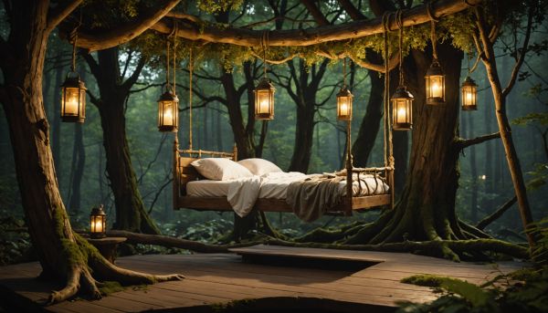 Comment vivre une nuit inoubliable suspendu dans les arbres