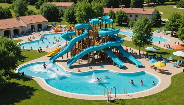 Camping avec parc aquatique en auvergne-rhône-alpes