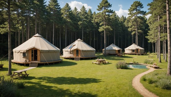 Louer un hébergement insolite durant l'été dans un camping à Biscarrosse : toute la liste