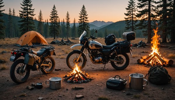 Le camping sauvage à moto : L'aventure au grand air