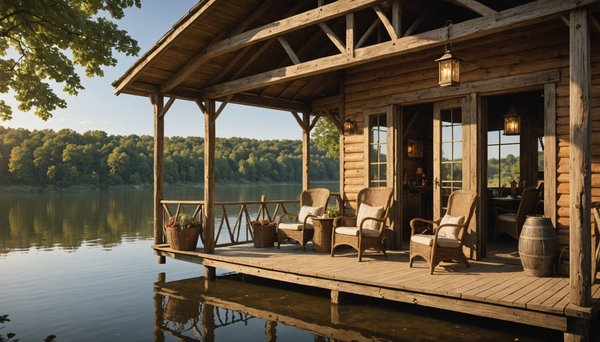 Évasion rêvée en cabane sur l'eau en Dordogne