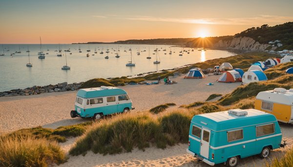 Quels sont les atouts et les loisirs d'un camping à deux pas de l'eau à Saint Briac sur mer ?