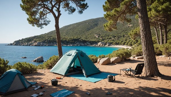 Qu'est-ce qu'un camping insolite en bivouac dans un camping naturiste en Corse ?