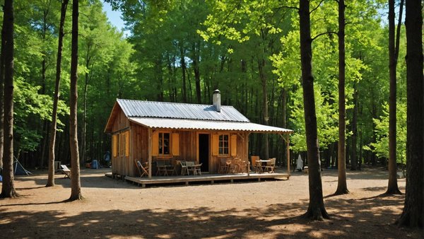 Logement insolite du camping le moulin de sainte anne dans l'aude