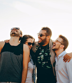 Urlaub mit Freunden